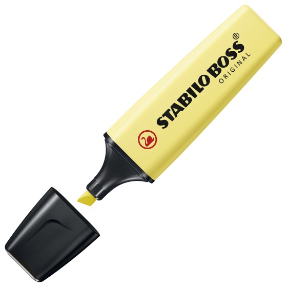 1 Boite de 23 Surligneurs STABILO Boss Original + support de bureau