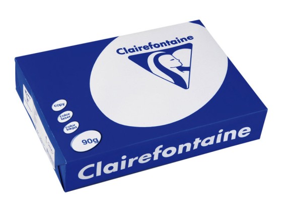 1 Carton de 5 Ramettes de 500 feuilles papier blanc CLAIREFONTAINE Clairalfa A4 90g