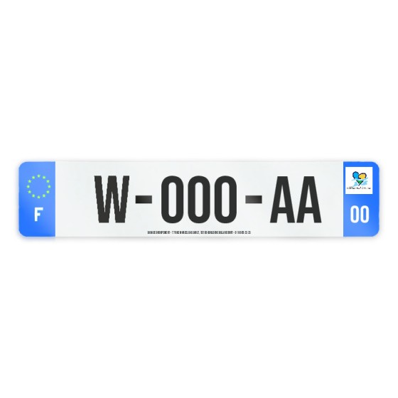 PLAQUE W GARAGE A PERSONNALISER