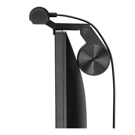 BenQ WiT Screenbar - Lampe de bureau - LED - système de fixation avec pince - 5 W - lumière blanche froide/douce - 2700-6500 K