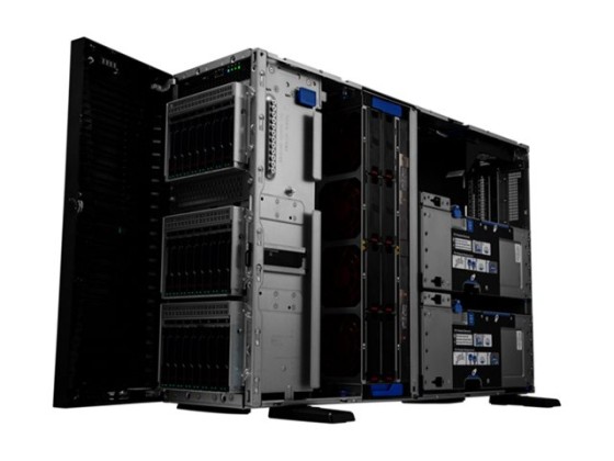 Serveur - tour - 4U - 2 voies - 1 x Xeon Silver 4510 / 2.4 GHz - RAM 64 Go - SATA/SAS/NVMe - hot-swap 2.5" baie(s) - SSD 2 x 960 Go - Gigabit Ethernet - Aucun SE fourni - moniteur : aucun - Smart Choice