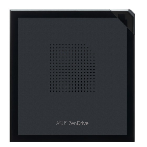 ASUS ZenDrive V1M USB-C external DVD Writer with built-in cable-storage design M-DISC support Backup SW Black