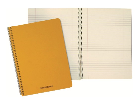 1 Cahier spirale Buroclass 21x29.7 cm, ligné avec marge, 80g, 120 pages