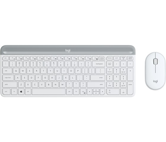 Logitech MK470 clavier Souris incluse Bureau RF sans fil AZERTY Français Blanc