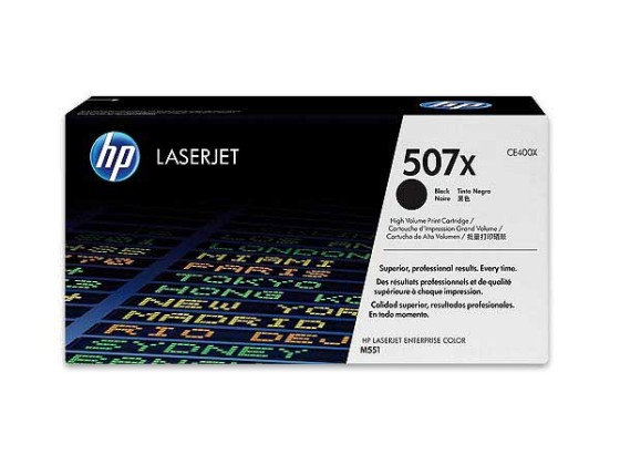 HP 507X original Toner cartridge CE400X black high capacity 11.000 pages 1-pack