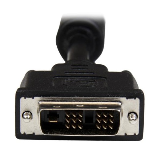 StarTech.com Câble DVI-D Single Link de 1m - Cordon vidéo DVI vers DVI pour écran / moniteur numérique - Mâle / Mâle - 1920x1200 - Noir - Câble DVI - liaison simple - DVI-D (M) pour DVI-D (M) - 1 m - moulé, vis moletées - noir