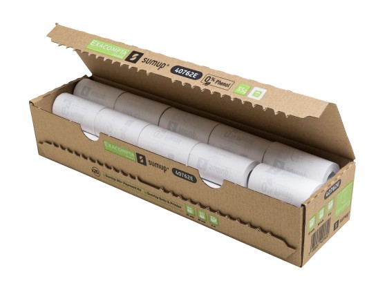 1 Lot de 20 bobines thermiques 57x30mm - 9m - SumUp - 55g/m2
