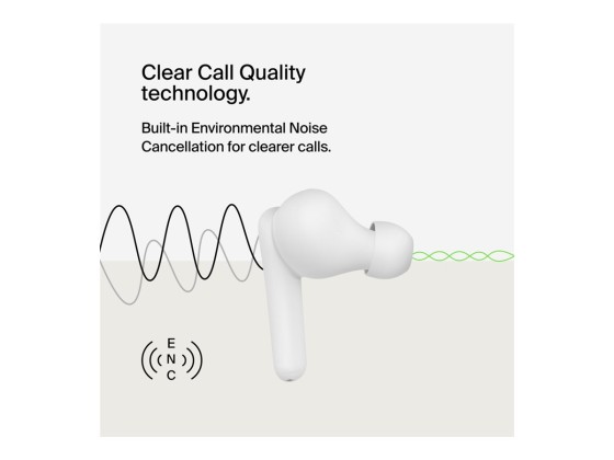 BELKIN SOUNDFORM RHYTHM True Wireless Earbuds White