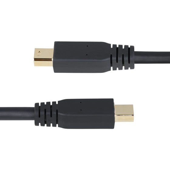 StarTech.com Mini DP to DisplayPort 1.4 Cable 8K 60Hz HBR3 4K - Câble DisplayPort - Mini DisplayPort (M) pour DisplayPort (M) verrouillé - Displayport 1.4/Thunderbolt 2 - 3.1 m - support 8K60Hz (7680 x 4320), support 4K120Hz (3840 x 2160) - noir