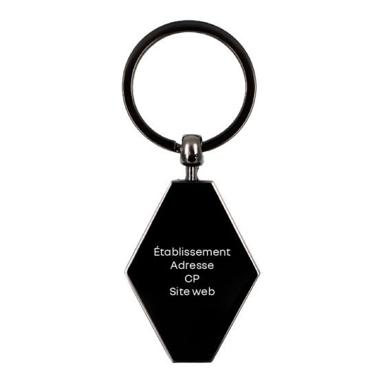 PORTE-CLÉS RENAULT EMBLÈME - LICENCE OFFICIELLE RENAULT