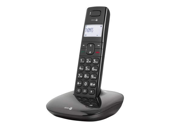Doro Comfort 1010 - Téléphone sans fil avec ID d'appelant - DECT\GAP - noir