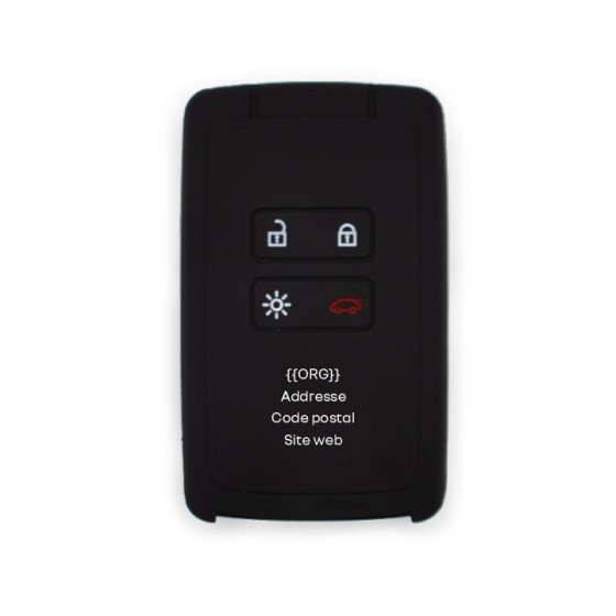 ETUI CARTE DE DEMARRAGE SILICONE - OFFICIEL RENAULT