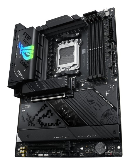 ASUS ROG STRIX X870-F GAMING WIFI - Carte-mère - ATX - Socket AM5 - AMD X870 Chipset - USB4, USB 3.2 Gen 2, USB-C 3.2 Gen2, USB 3.2 Gen 1, USB-C 3.2 Gen 2x2 - Wi-Fi 7, 2.5 Gigabit LAN, Bluetooth - carte graphique embarquée (unité centrale requise) - audio