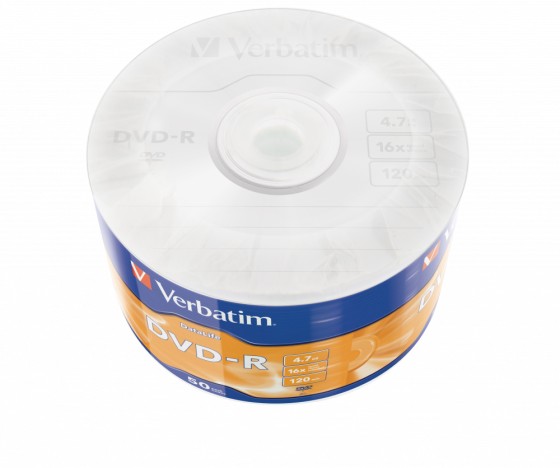 Verbatim DataLife - 50 x DVD-R - 4.7 Go (120 minutes) 16x - argent mat - spindle