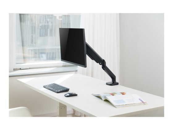 1 Bras porte-écran simple articulé Ergo Line Noir
