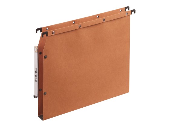 1 Boite de 25 Dossiers suspendus armoires L'OBLIQUE AZV kraft - orange - Fond 30 mm