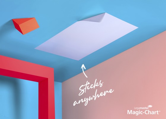 1 Rouleau de 25 feuilles Magic Chart quadrillé