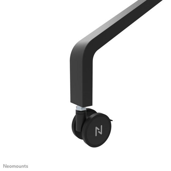 NEOMOUNTS FL50-525BL1 Support au sol mobile pour écran 55-86p - étagère multimédia incluse - installation rapide - TÜV