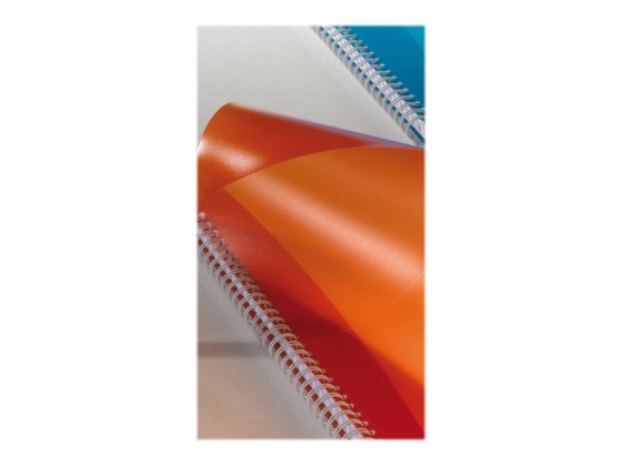 1 Cahier spirale Oxford Colours polypro,A4, 5x5, 180 pages
