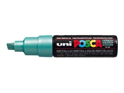 1 Lot de 8 Marqueurs peinture UNI BALL Posca PC8K- Pointe biseau - Assortis