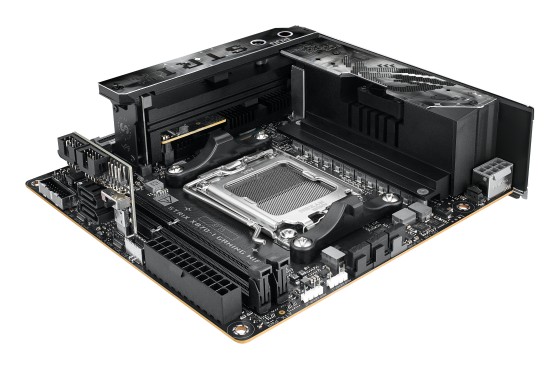 ASUS ROG STRIX X870-I GAMING WIFI - Carte-mère - mini ITX - Socket AM5 - AMD X870 Chipset - USB4, USB 3.2 Gen 2, USB-C 3.2 Gen2, USB 3.2 Gen 1 - Wi-Fi 7, Bluetooth, 2.5 Gigabit LAN - carte graphique embarquée (unité centrale requise) - audio HD (8 canaux)