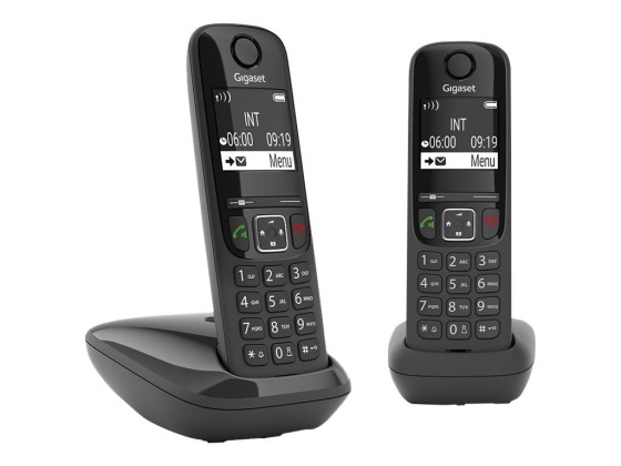 1 Lot de 2 Duo téléphones sans fil Gigaset AS690