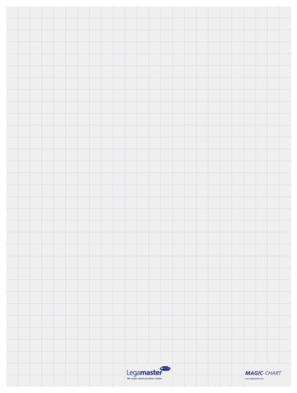 1 Rouleau de 25 feuilles Magic Chart quadrillé