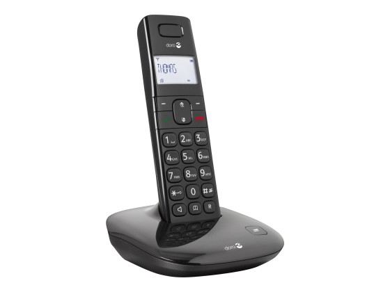 Doro Comfort 1010 - Téléphone sans fil avec ID d'appelant - DECT\GAP - noir
