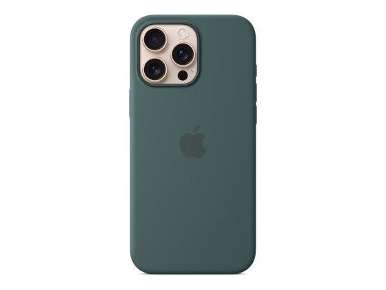 Apple - Coque de protection pour téléphone portable - compatibilité avec MagSafe - silicone - vert lac - pour iPhone 16 Pro Max