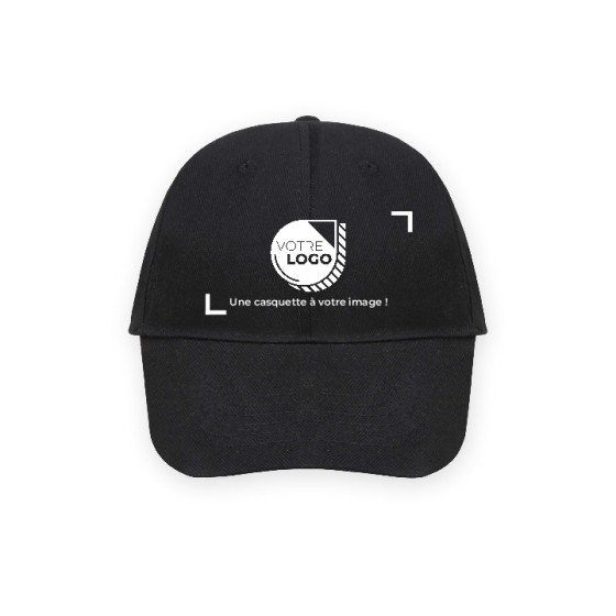 CASQUETTE 6 PANNEAUX PERSONNALISABLE