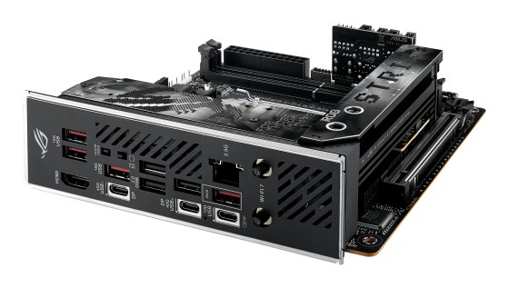 ASUS ROG STRIX X870-I GAMING WIFI - Carte-mère - mini ITX - Socket AM5 - AMD X870 Chipset - USB4, USB 3.2 Gen 2, USB-C 3.2 Gen2, USB 3.2 Gen 1 - Wi-Fi 7, Bluetooth, 2.5 Gigabit LAN - carte graphique embarquée (unité centrale requise) - audio HD (8 canaux)