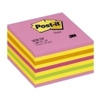 1 Cube Post-it® Couleurs Rêve Intense, 76 x 76 mm, 450 feuilles