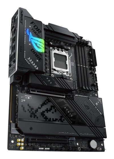 ASUS ROG STRIX X870-F GAMING WIFI - Carte-mère - ATX - Socket AM5 - AMD X870 Chipset - USB4, USB 3.2 Gen 2, USB-C 3.2 Gen2, USB 3.2 Gen 1, USB-C 3.2 Gen 2x2 - Wi-Fi 7, 2.5 Gigabit LAN, Bluetooth - carte graphique embarquée (unité centrale requise) - audio
