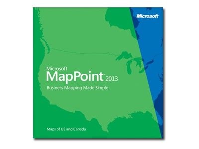 Microsoft MapPoint 2013 European maps - Support - volume - DVD - Win - anglais
