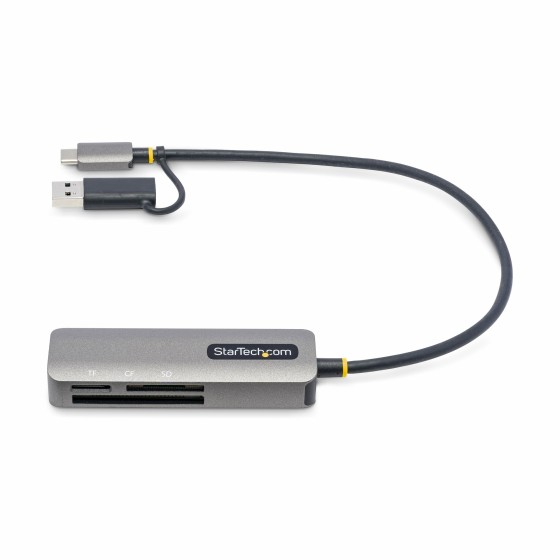 StarTech.com Lecteur de Cartes Mémoire Multi-Média USB 3.0, SD/microSD/CF - Lecteur de carte (CF II, microSDHC, microSDXC, SDHC, SDXC, SD 3.0 UHS-I) - USB 3.0/USB-C