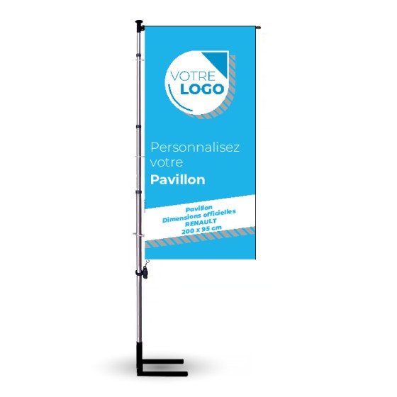 PAVILLON DIMENSION OFFICIELLES RENAULT 200 X 95 CM