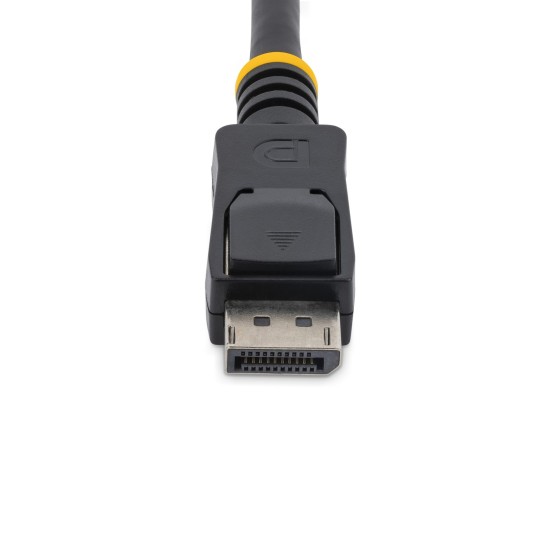 StarTech.com Câble certifié DisplayPort 1.2 de 2 m avec verrouillage - Cordon DP vers DP avec support HBR2 - M/M - DisplayPort 4K - Câble DisplayPort - DisplayPort (M) pour DisplayPort (M) - 2 m - verrouillé - noir