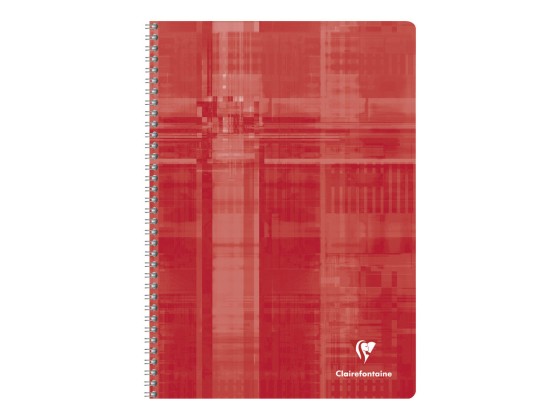 1 Cahier spirale Clairefontaine 90g, A4,100 pages, 5x5