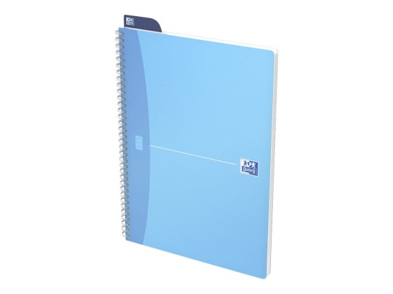1 Cahier spirale Oxford Colours polypro,A4, 5x5, 180 pages