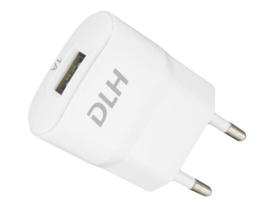 DLH DY-AU2160W - Adaptateur secteur - 5 Watt - 1 A (USB) - blanc