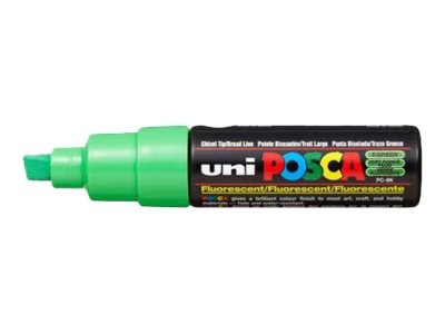 1 Lot de 8 Marqueurs peinture UNI BALL Posca PC8K- Pointe biseau - Assortis