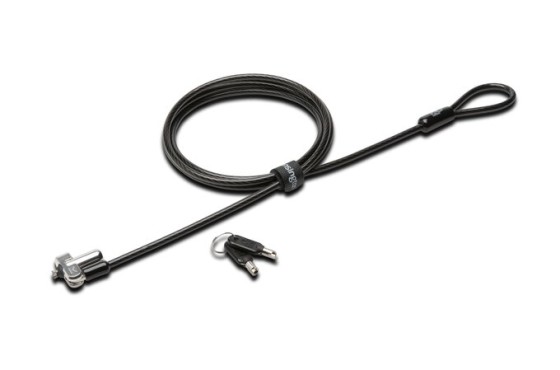 Kensington N17 Verrou pour ordinateur portable à clé pour fentes en forme de coin - Câble de sécurité - 1.83 m