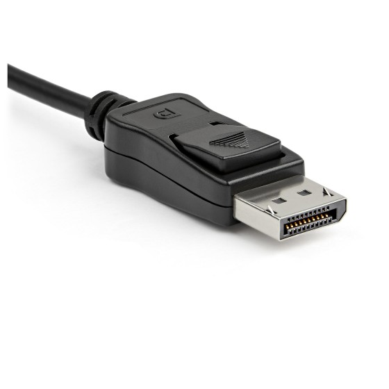 StarTech.com Adaptateur DisplayPort vers HDMI - Convertisseur DP vers HDMI - M/F - Ultra HD 4K 60 Hz - Noir (DP2HD4K60S) - Convertisseur vidéo - DisplayPort - HDMI - pour P/N: DK30C2DAGPD, TB32DP14, TB32DP2T, TB3DK2DHV, TB3DK2DHVUE