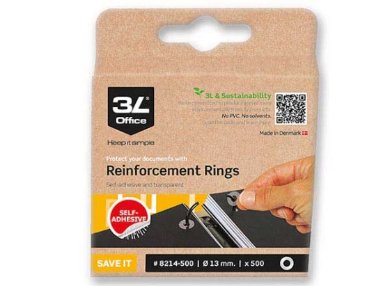 1 Boite de 250 Oeillets PP- Transparent