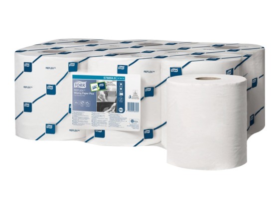 1 Lot de 6 Bobines Tork Reflex à dévidage centralfeuille à feuille M4