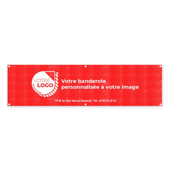 BANDEROLE A PERSONNALISER 3 M X 800 MM