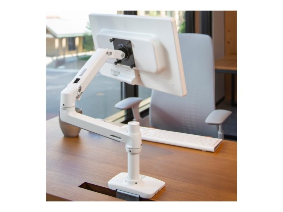 Ergotron LX - Kit de montage (bras articulé, fixation par pince pour bureau, poteau, support d'extension) - pour Écran LCD - aluminium, acier - blanc - Taille d'écran : jusqu'à 34 pouces - ordinateur de bureau