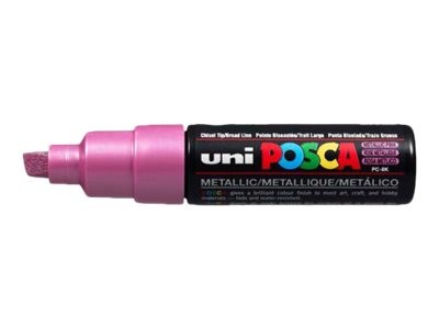 1 Lot de 8 Marqueurs peinture UNI BALL Posca PC8K- Pointe biseau - Assortis
