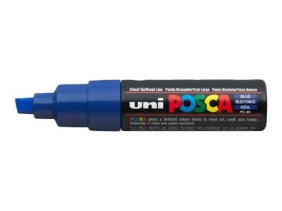 1 Lot de 8 Marqueurs peinture UNI BALL Posca PC8K- Pointe biseau - Assortis