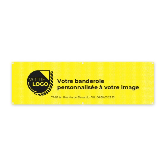 BANDEROLE A PERSONNALISER 5 M X 1500 MM